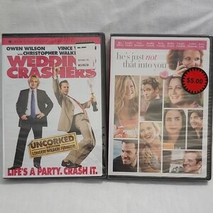 Wedding Crashers & He’s Just Not That Into You DVD Lot‎ of 2 New Sealed